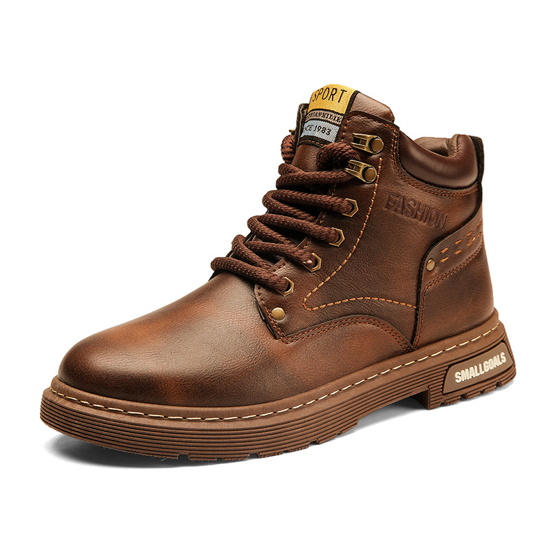 Martin csizmák - magas szárú, műbőr felsőrész, velúr felület, magasságnövelés, gumitalp (Magas szárú; Felsőrész: Műbőr; Velúr felület; Magasságnövelés; Gumitalp)