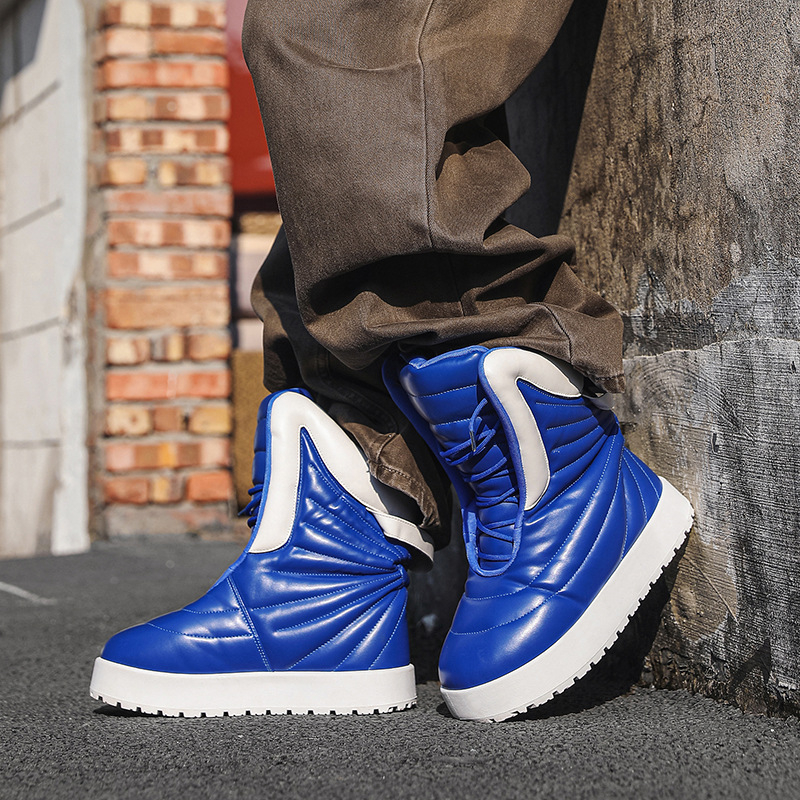 Férfi kültéri bakancs: PU felső rész, gumírozott talp, bőr orr rész, alacsony szár, hálós bélés