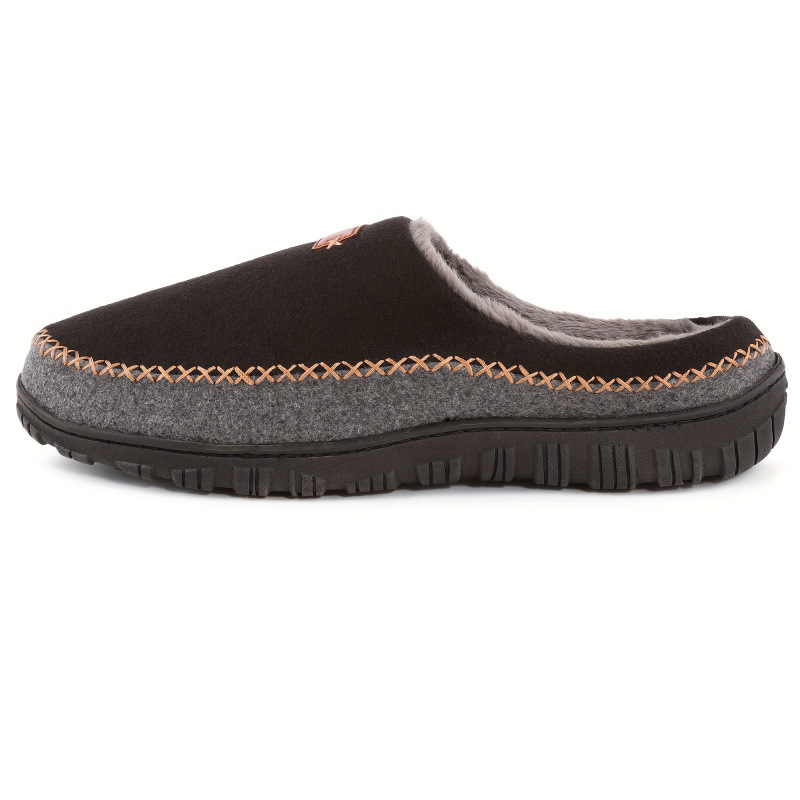 Vyrų namų šlepetės – viršus nubuk (suede), padas TPR, užsegimas slip-on, stilius Romėnų, vyrai