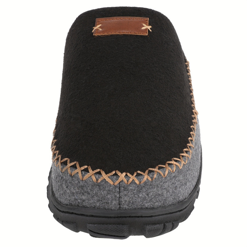 Vyrų namų šlepetės – viršus nubuk (suede), padas TPR, užsegimas slip-on, stilius Romėnų, vyrai