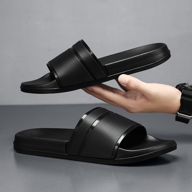 Unisex vienos juostų EVA sandalai – anti-slip, atsparūs dilimui, slip-on, kasdienio stiliaus, vasara 2025