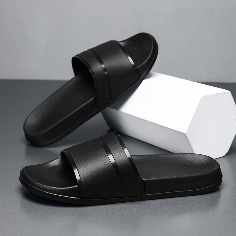 Unisex vienos juostų EVA sandalai – anti-slip, atsparūs dilimui, slip-on, kasdienio stiliaus, vasara 2025