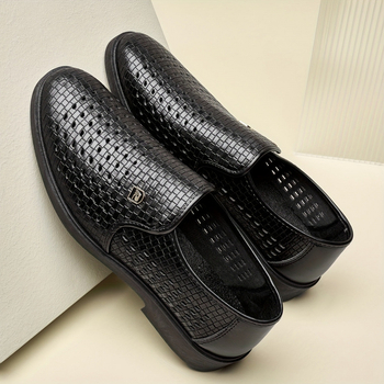 Slip-on μούλες - Brogue Wing Pattern, PU Άνω μέρος, Leather Toe Cap, PU Σόλα, Unisex