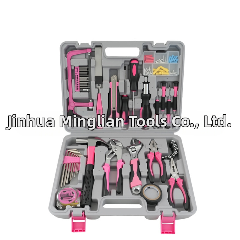 108 τεμάχια πολυλειτουργικό σετ εργαλείων από χάλυβα υψηλού άνθρακα για οικιακή χρήση — σφυρί, κλειδί και πένσες