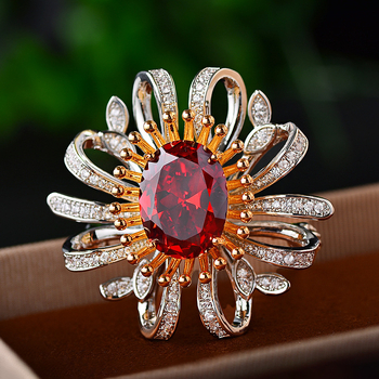 Broșă | Formă: Floare; Stil: Doamnă, Elegant; Material: Cupru; Proces: Electroplatrare; Model XR16097