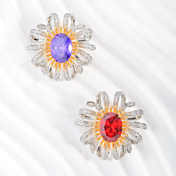 Καρφίτσα | Σχήμα: Λουλούδι; Στυλ: Κυρία, Κομψή; Υλικό: Χαλκός; Διαδικασία: Ηλεκτροπλατίωση; Μοντέλο XR16097