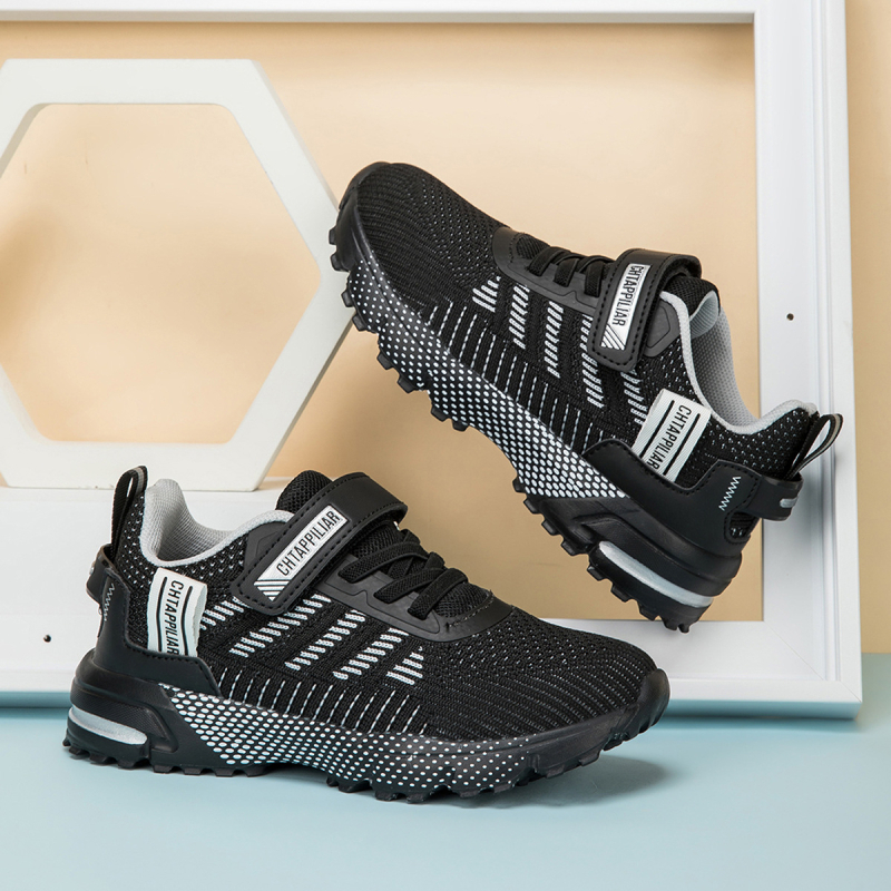 Vaikiški bėgimo bateliai berniukams 4–16 metų, tinklinis viršus, kvėpuojantys, MD padas