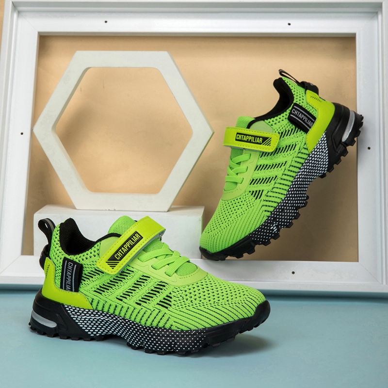 Vaikiški bėgimo bateliai berniukams 4–16 metų, tinklinis viršus, kvėpuojantys, MD padas