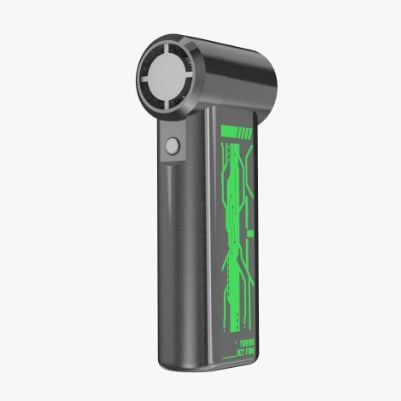 Ръчен вентилатор с турбина F18, вградена батерия 4000mAh, 4 нива на скорост, роторна лопатка за прах, шум ≥71dB