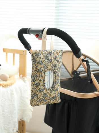 Τσαντάκι οργάνωσης πάνας για μητέρα και μωρό — καμβάς, ρίγες, στυλ χαλαρού ταξιδιού, καλοκαίρι 2022