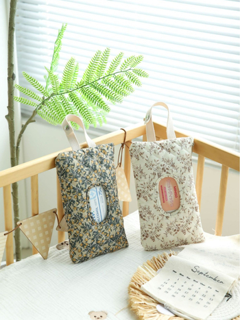 Τσαντάκι οργάνωσης πάνας για μητέρα και μωρό — καμβάς, ρίγες, στυλ χαλαρού ταξιδιού, καλοκαίρι 2022