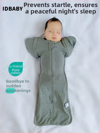 Candy Teddy Spavaća vrećica za novorođenčad – bambus vlakna 95% + 5% spandeksa, kokon stil, odvojive rukave, metalni zatvarač, Sigurnosna klasa A