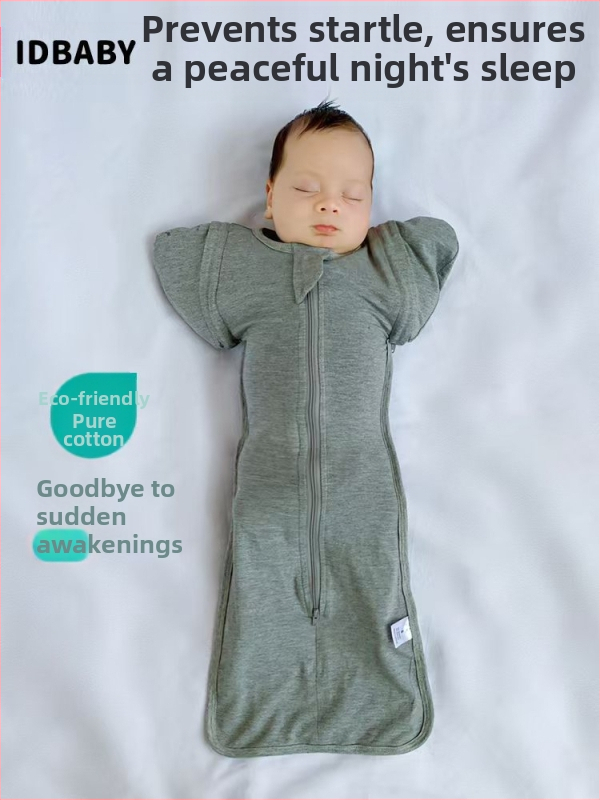 Candy Teddy Spavaća vrećica za novorođenčad – bambus vlakna 95% + 5% spandeksa, kokon stil, odvojive rukave, metalni zatvarač, Sigurnosna klasa A