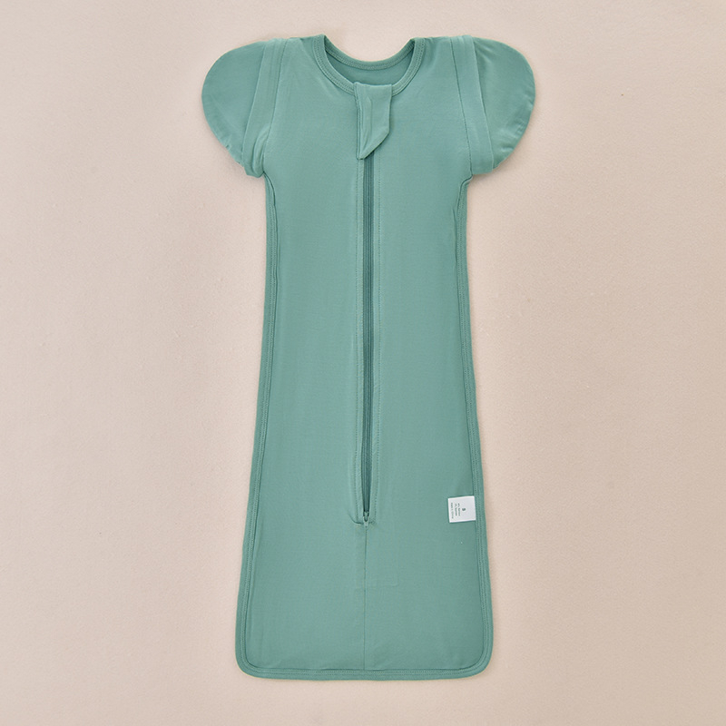 Candy Teddy Spavaća vrećica za novorođenčad – bambus vlakna 95% + 5% spandeksa, kokon stil, odvojive rukave, metalni zatvarač, Sigurnosna klasa A