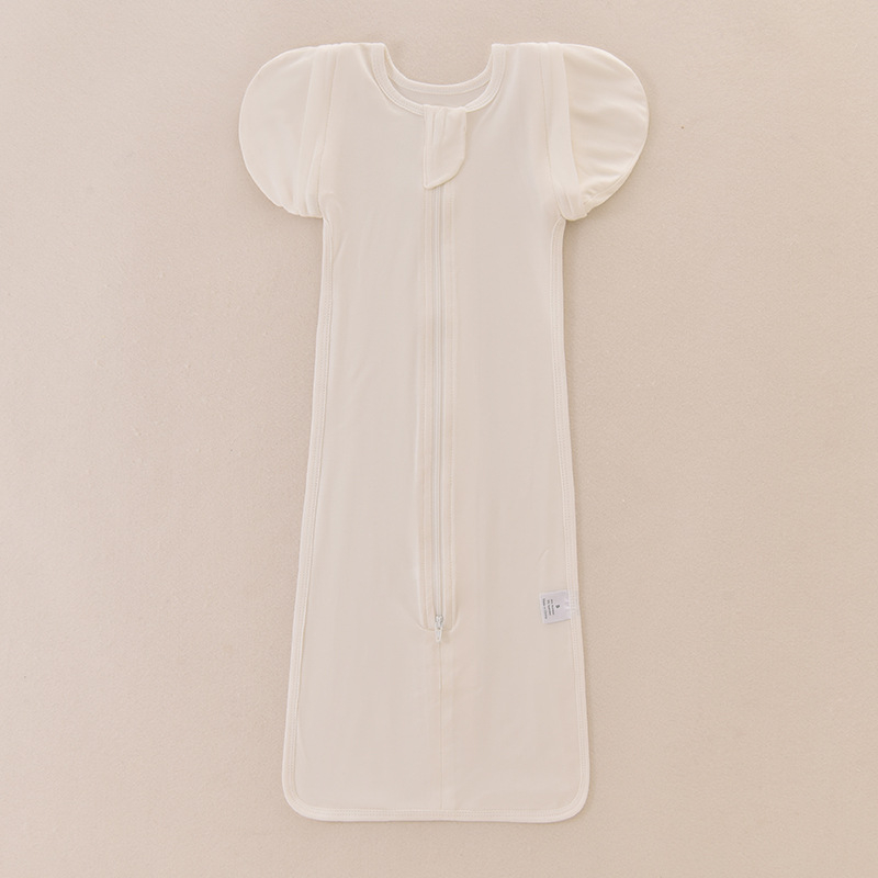 Candy Teddy Spavaća vrećica za novorođenčad – bambus vlakna 95% + 5% spandeksa, kokon stil, odvojive rukave, metalni zatvarač, Sigurnosna klasa A