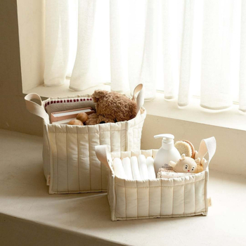 Τσάντα αποθήκευσης ρούχων από βαμβάκι, INS στυλ, πολυλειτουργική για ταξίδια και υπνοδωμάτιο