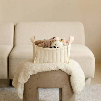 Τσάντα αποθήκευσης ρούχων από βαμβάκι, INS στυλ, πολυλειτουργική για ταξίδια και υπνοδωμάτιο