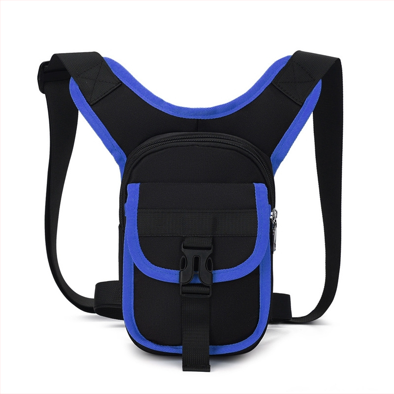 Motociklo kelionėms kojos maišelis su crossbody dizainu, gatvės mados stilius, poliesterio medžiaga, 2025 m. pavasario leidimas, laisvalaikio kelionėms