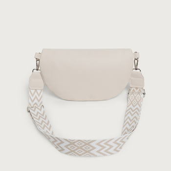 Crossbody τσάντα από PU, στυλ Dumpling Bag, φερμουάρ, θήκη για κινητό, ορθογώνιο σχήμα