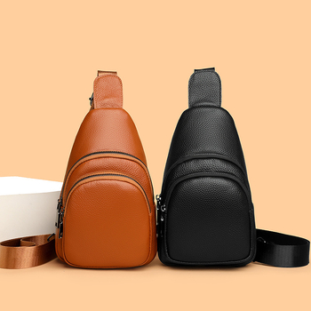 Krosbody rankinė iš tikros odos, top grain karvės odos, miesto minimalistinis stilius, užtrauktukas, poliesterio pamušalas