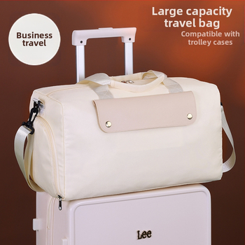 Kelioninė rankinė (unisex) – 20–35 L, poliesteris, atspari vandeniui, sausai ir drėgnai laikymo atskyrimas, poliesterio pamušalas