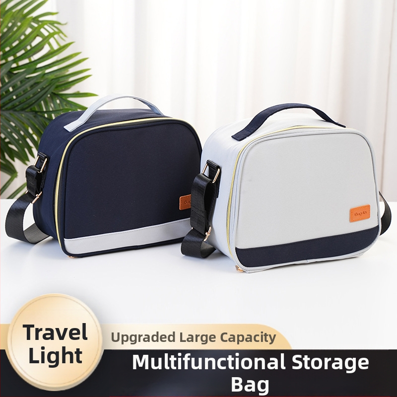 Geantă de cosmetică cu construcție impermeabilă, capacitate generoasă, portabilă și multifuncțională pentru călătorii