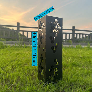 Dārza kolonna, dekoratīva skulptūra ar pastorālu dabisko stilu, dzelzs konstrukcija (Materiāls: Dzelzs; Kategorija: Dzelzs mākslas ziedu ievietojums; Pielietojuma aina: Universāla, Dārzs)