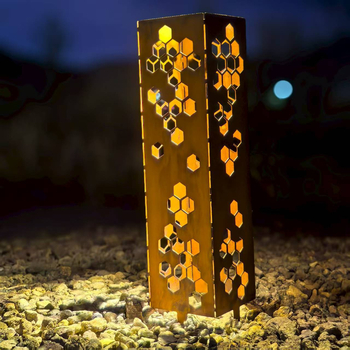 Dārza kolonna, dekoratīva skulptūra ar pastorālu dabisko stilu, dzelzs konstrukcija (Materiāls: Dzelzs; Kategorija: Dzelzs mākslas ziedu ievietojums; Pielietojuma aina: Universāla, Dārzs)