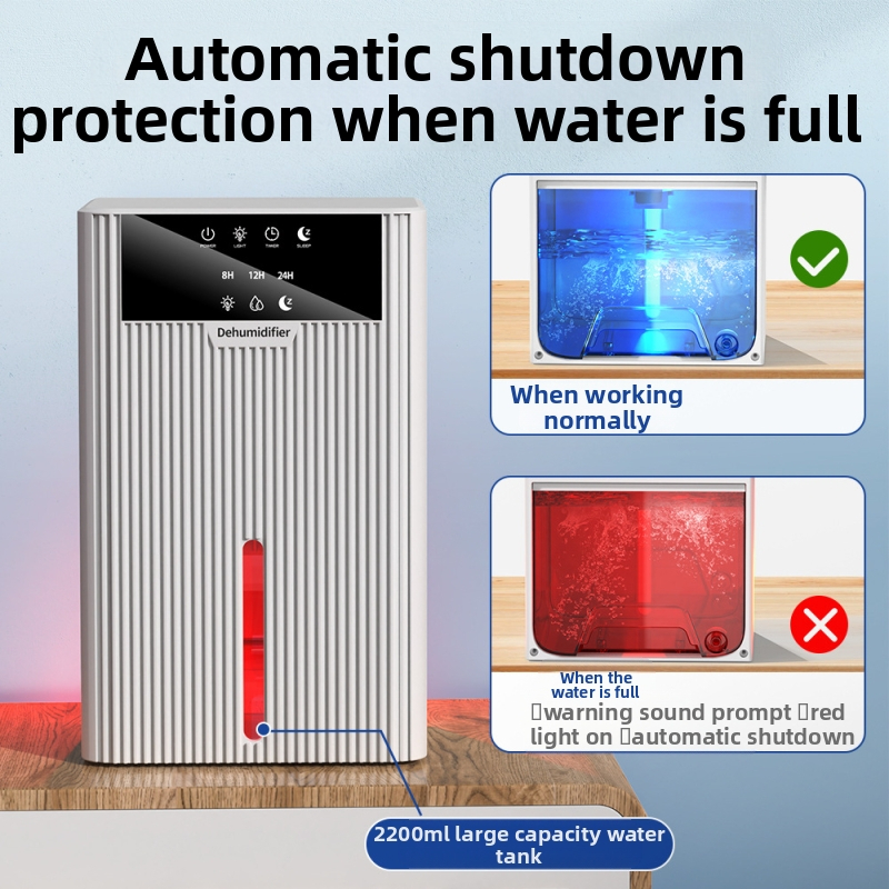 Αφυγραντήρας οικιακής χρήσης, κατάλληλος για 10–20 τ.μ., δεξαμενή 1.0–2.5 L, έως 450 ml/ώρα, 25 W, 100–240 V