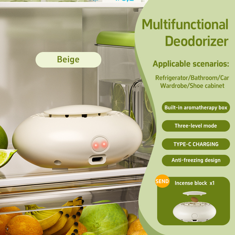 Αποσμητήρας Ψυγείου με Όζον και Αποστείρωση, USB Τροφοδοσία, Μοντέλο X9, Για Οικιακή Χρήση, Εμβέλεια έως 10 τ.μ.