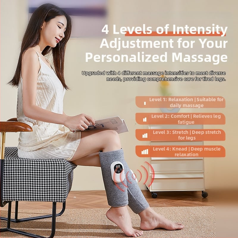 Kāju masāžas ierīce ar infrasarkano gaismu un gaisa masāžu — spriegums 5V, jauda 7.5W, apkures temperatūra 40–50°C, temperatūras diapazons 35–45°C