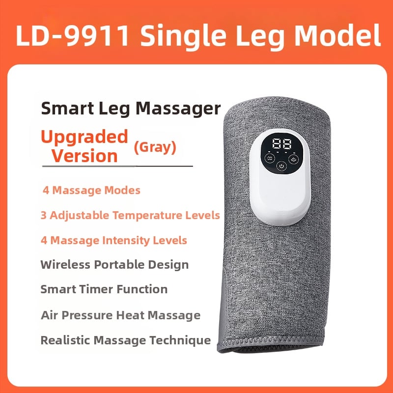 Kāju masāžas ierīce ar infrasarkano gaismu un gaisa masāžu — spriegums 5V, jauda 7.5W, apkures temperatūra 40–50°C, temperatūras diapazons 35–45°C