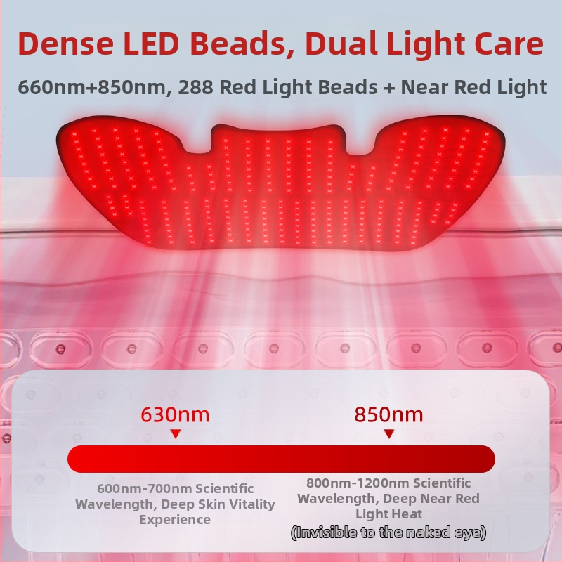 Терапевтично устройство за рамо и шия с инфрачервена и червена светлина, преносимо за домашна употреба, без вградена батерия, IPX0