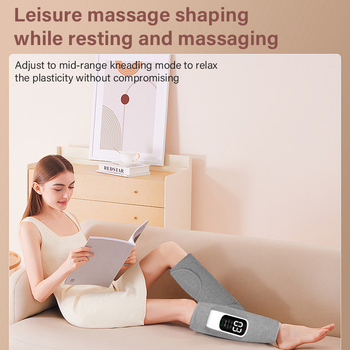 Масажор за прасци с множество скорости, постоянна температура и масаж с въздушна възглавница (Захранване: USB/батерия; ръчно жично управление; механичен режим; HY98)