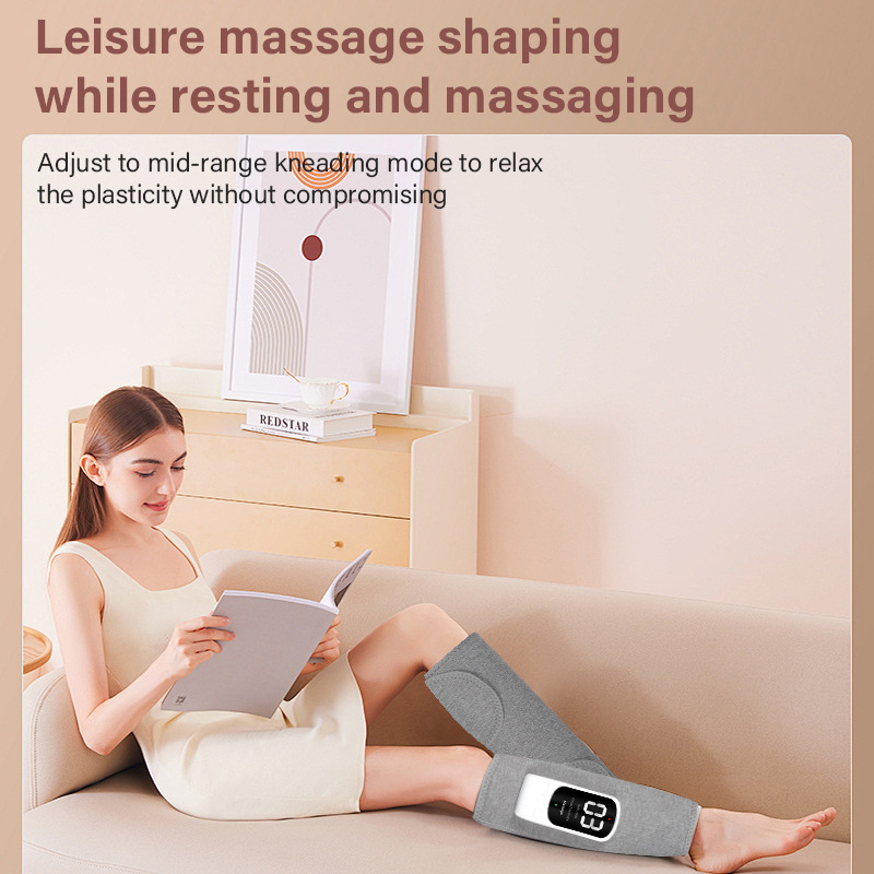 Μασάζ γάμπας με πολλαπλούς ρυθμούς, σταθερή θερμοκρασία και μασάζ με αεροκύματα σε αερομαξιλάρι (Τροφοδοσία: USB/μπαταρία; Χειροκίνητος έλεγχος με καλώδιο; Μηχανικός τρόπος; HY98)