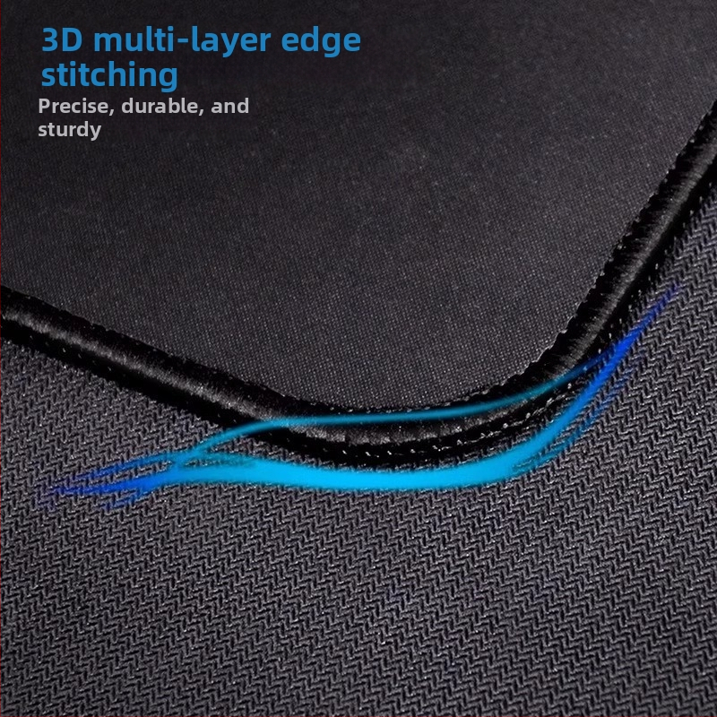 Гейминг подложка за бюро, естествен каучук, противосклъзваща, едностранна, печат на лого