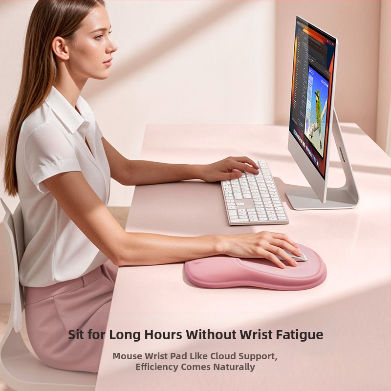 Почивател за китката от мемори пяна за 3D подложка за мишка – Crystal Wrist Rest, настолна подложка, антихлъзгаща, OEM обработка