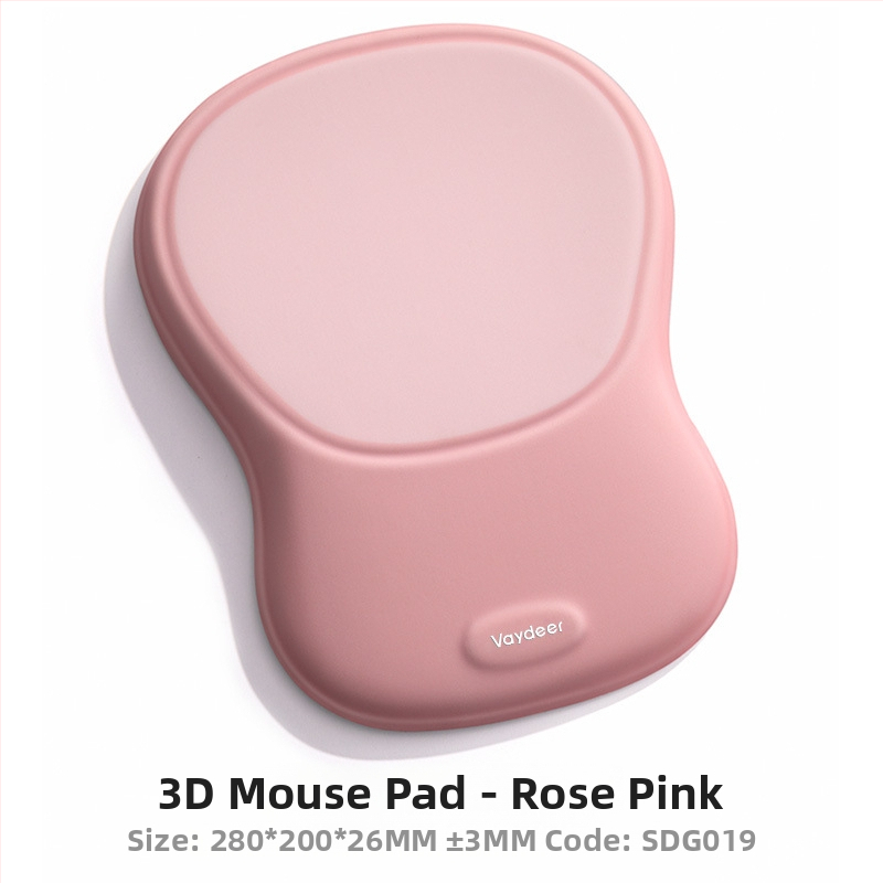 Почивател за китката от мемори пяна за 3D подложка за мишка – Crystal Wrist Rest, настолна подложка, антихлъзгаща, OEM обработка