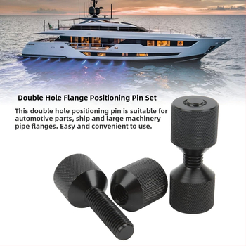 NACHEE divu caurumu flanšu pozicionēšanas uzgaļa komplekts, alumīnijs 6061, ASME 150LB, vispārējais modelis