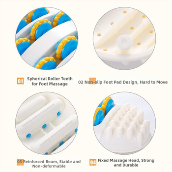 Масажор за крака с точки на акупресия за рефлексология и кръвообращение, тегло 280 г