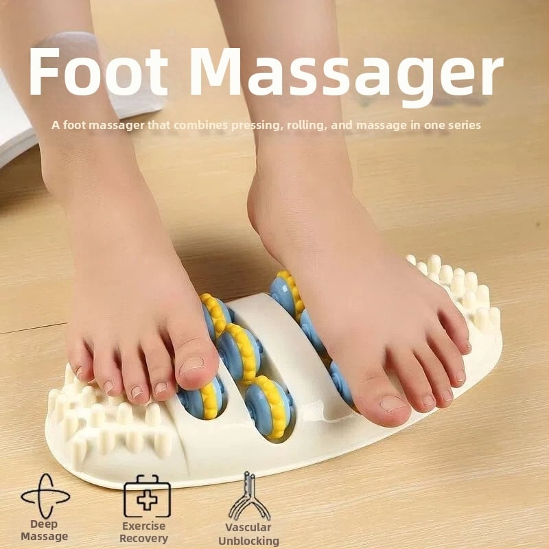 Kāju masāžas ierīce ar akupresūras punktiem refleksoloģijai un asinscirkulācijai, svars 280 g