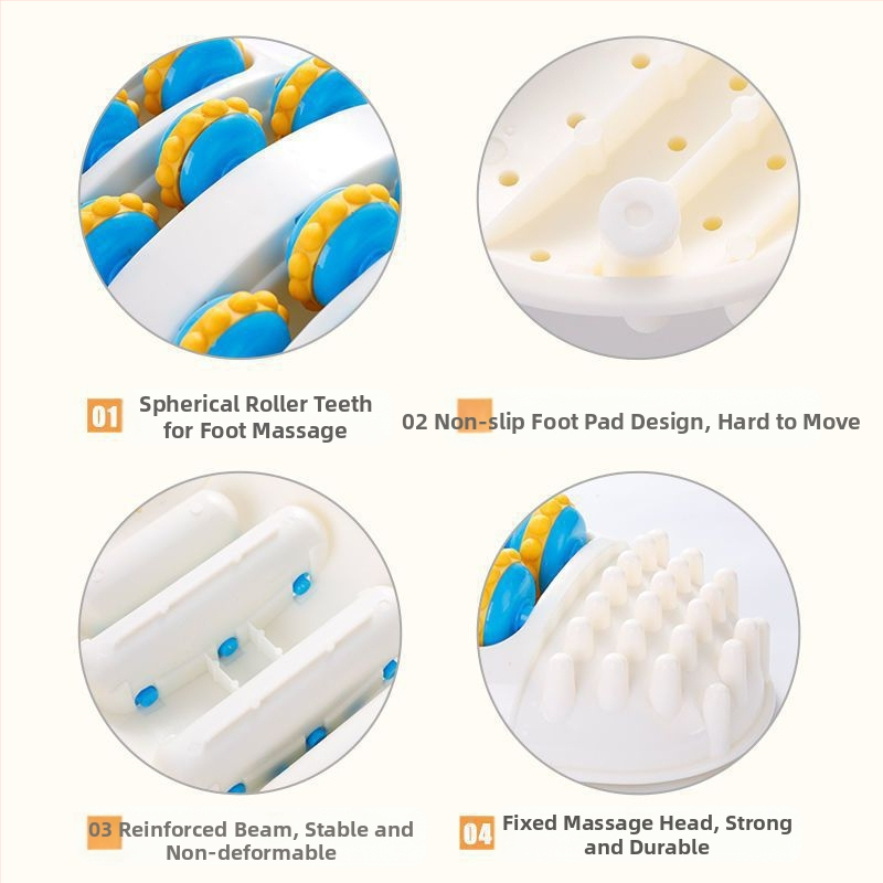 Масажор за крака с точки на акупресия за рефлексология и кръвообращение, тегло 280 г