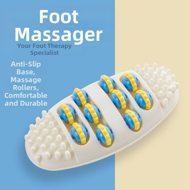 Kāju masāžas ierīce ar akupresūras punktiem refleksoloģijai un asinscirkulācijai, svars 280 g