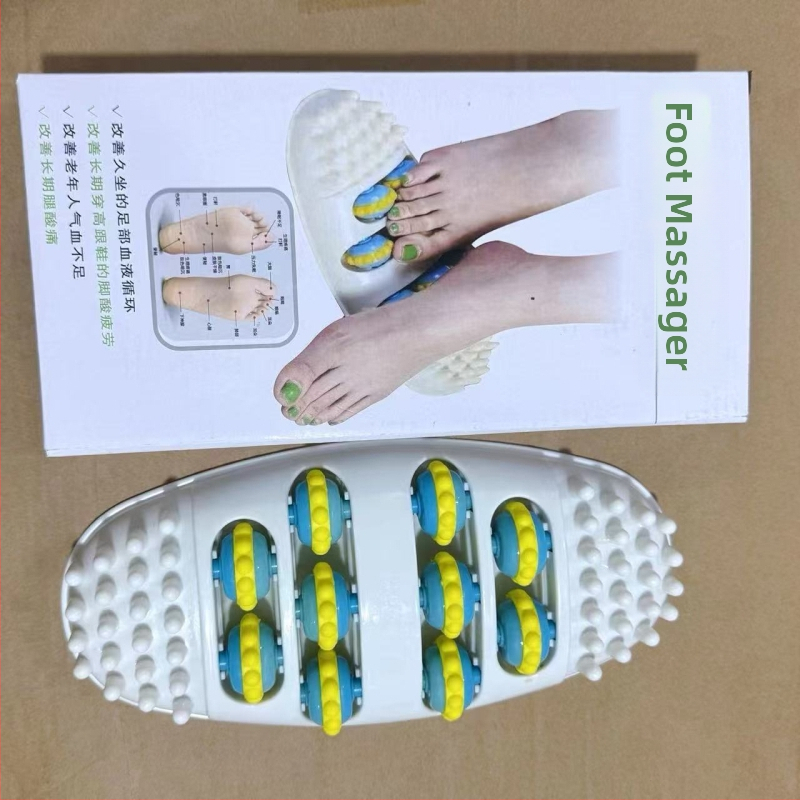 Kāju masāžas ierīce ar akupresūras punktiem refleksoloģijai un asinscirkulācijai, svars 280 g