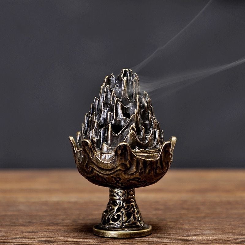 Kadzidļa degļs no sakausējuma, Agarwood kadzīte, iekšējai lietošanai, ilgs darbības laiks