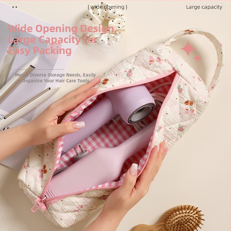 Taška na skladovanie sušiča vlasov – kubického tvaru, polyester, viacsúčelová, na cestovanie, kompatibilná s Dyson