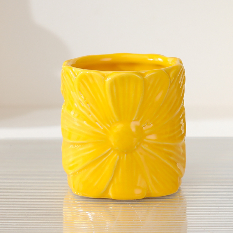 Keramikinis apvalus makiažo šepetėlių organizatorius su pritaikytu logotipu ir pritaikymu, šiuolaikinis minimalistinis stilius