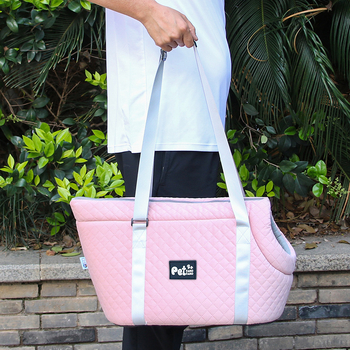 Τσάντα για κατοικίδια, αναδιπλώμενη, ολλανδικό βελούδο, μονόχρωμο σχέδιο, κωδικός 8022