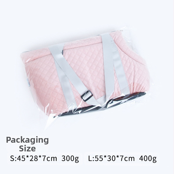 Τσάντα για κατοικίδια, αναδιπλώμενη, ολλανδικό βελούδο, μονόχρωμο σχέδιο, κωδικός 8022