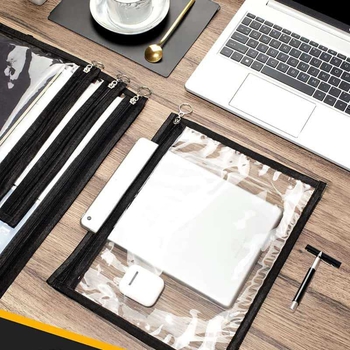 Θήκη Διαβατηρίου και Εγγράφων – Διαφανής Αδιάβροχος Φάκελος PVC, Στυλ Τσάντας, Πολυλειτουργικό για Ταξίδι